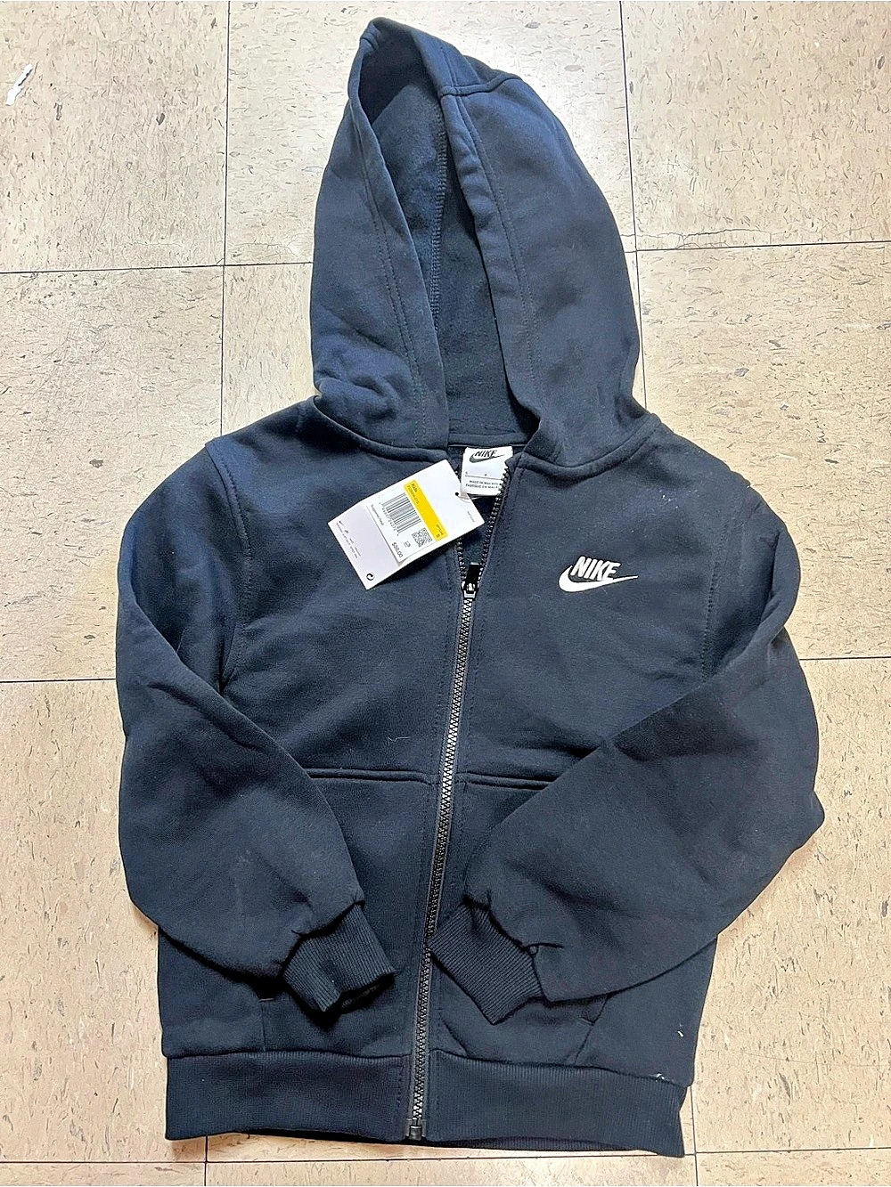 Nike Sportswear Club Fleece Full-Zip Hoodie Black